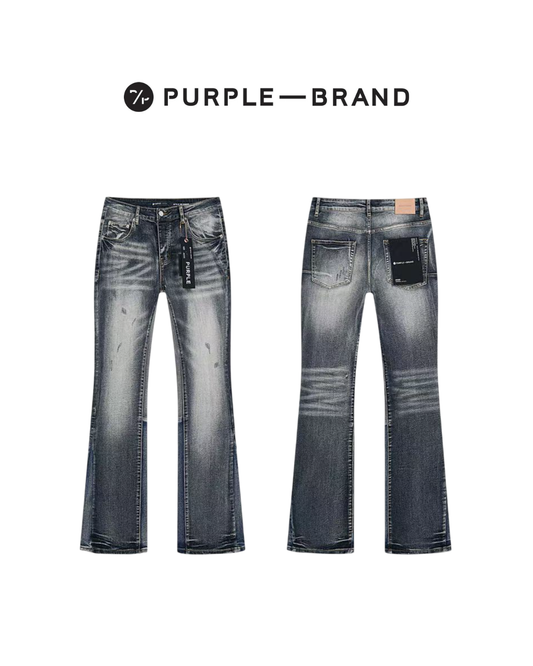 PURPLE FLARED JEANS